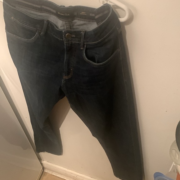 Extremely Elegant Dark Blue Slim Jeans from Massimo Duti SZ 31 🔥 - Picture 2 of 8